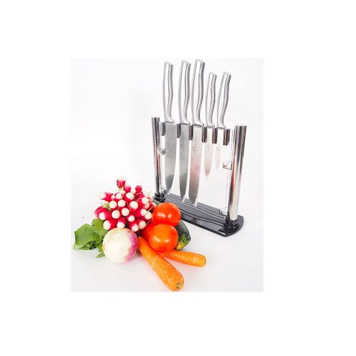 Bloc De 5 Couteaux Inox - 669582