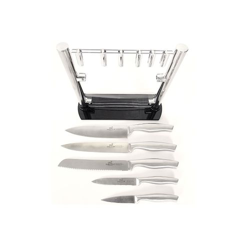 Bloc De 5 Couteaux Inox - 669582