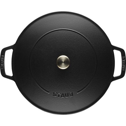 Staub Chistera En Fonte, Noir, 24 Cm