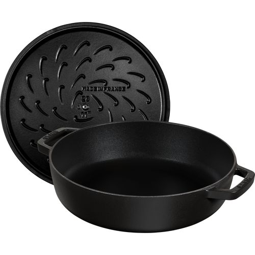 Staub Chistera En Fonte, Noir, 24 Cm