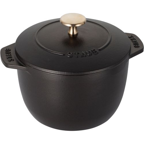 Cocotte à Riz 16 Cm, Rond(e), Noir Mat, Fonte