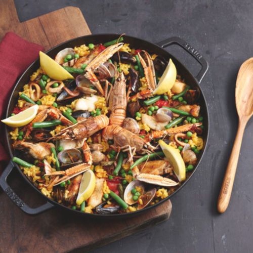 Poêle Avec 2 Poignées 26 Cm, Fonte, Noir Mat