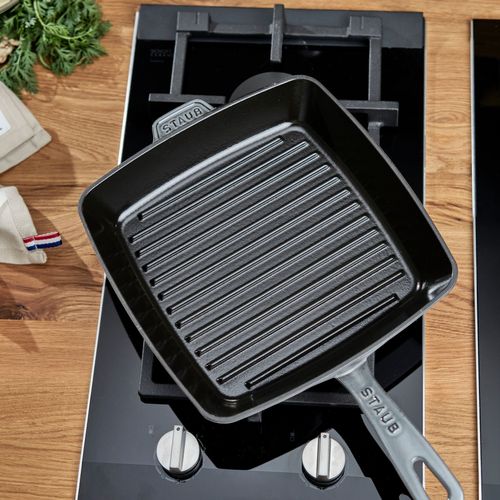 Gril Américain 26 Cm, Fonte, Gris Graphite