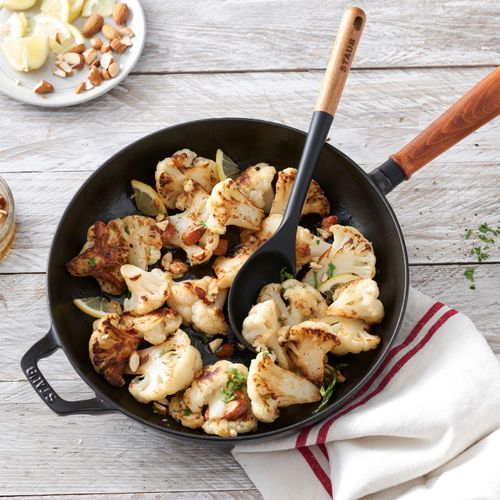 Poêle 28 Cm, Fonte, Noir Mat