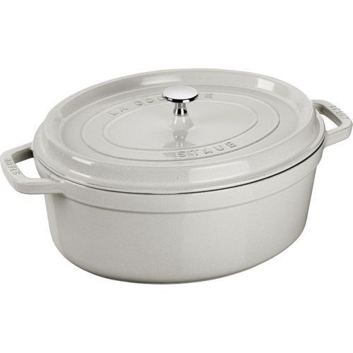 Cocotte Ovale 33 Cm Truffe Blanche