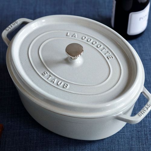 Cocotte Ovale 33 Cm Truffe Blanche