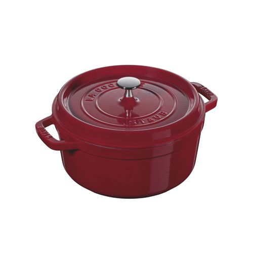 Cocotte 24 Cm, Rond(e), Bordeaux, Fonte