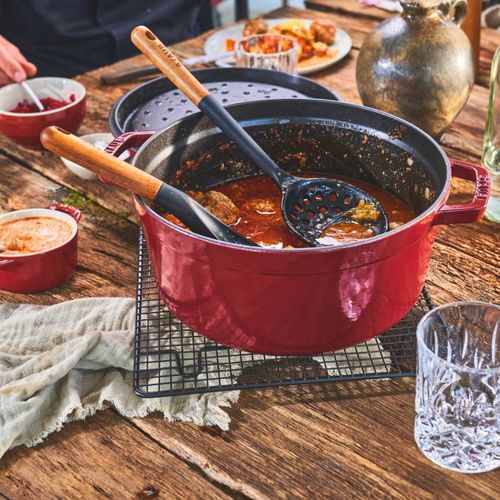 Cocotte 26 Cm, Rond(e), Bordeaux, Fonte