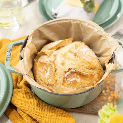 Cocotte 22 Cm, Rond(e), Sauge, Fonte