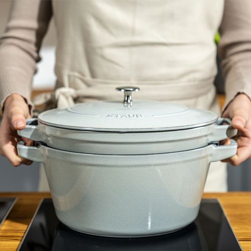 2-pcs, Set Empilable, Truffe Blanche