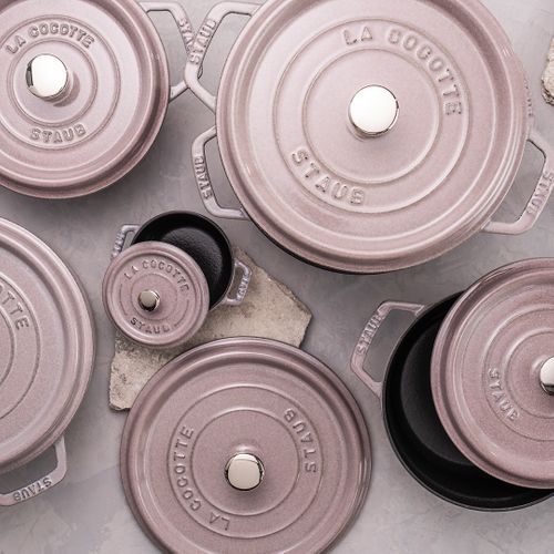 Cocotte 24 Cm, Rond(e), Fleur De Cerisier, Fonte