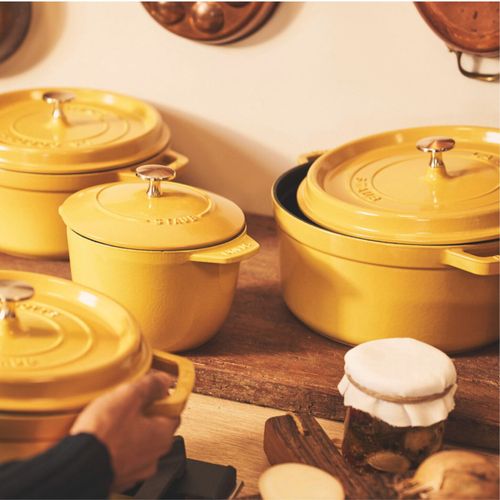 Cocotte 28 Cm, Rond(e), Citron, Fonte