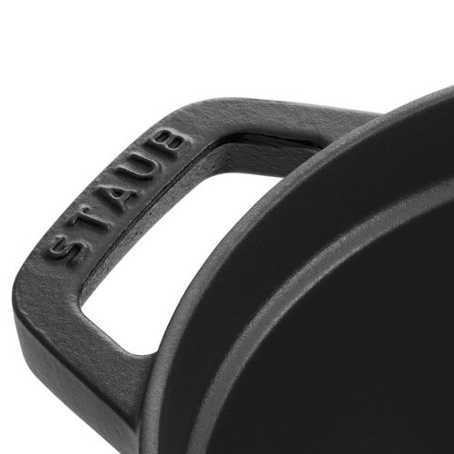 Cocotte En Fonte, Ovale, Noir