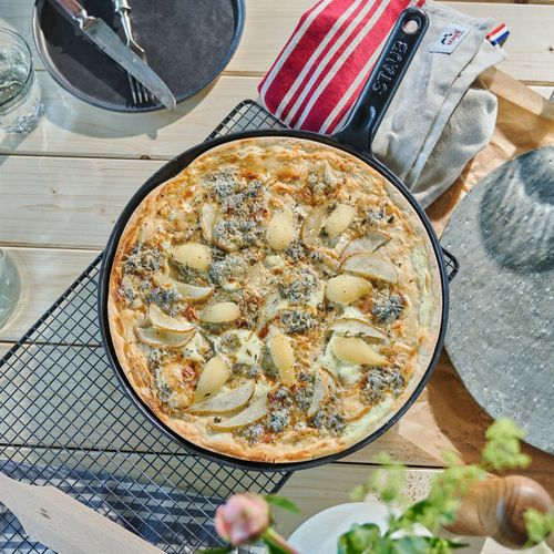 Crêpière En Fonte 30cm, Noir Mat