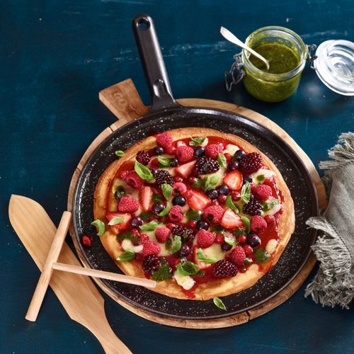 Crêpière En Fonte 30cm, Noir Mat