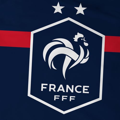 Parure De Lit Imprimée 100% Coton, Fff Challenge Bleu Marine 140x200+63x63cm