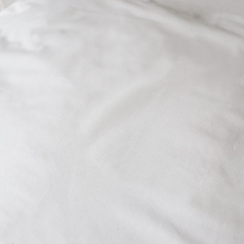 Drap-housse Uni En Percale, Coton Bio Craie 140x190/200cm - Bonnet 30cm