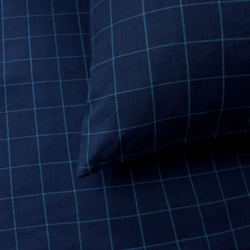 Parure De Lit Imprimée 100% Coton, Harry Potter Preppy Bleu Nuit 140x200+63x63cm