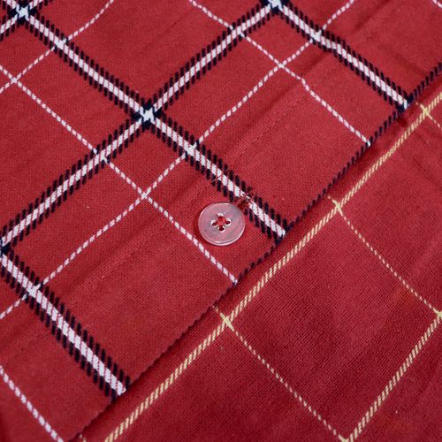 Parure De Lit Imprimée En Flanelle De Coton, Harry Potter Tartan Rouge 140x200+63x63cm