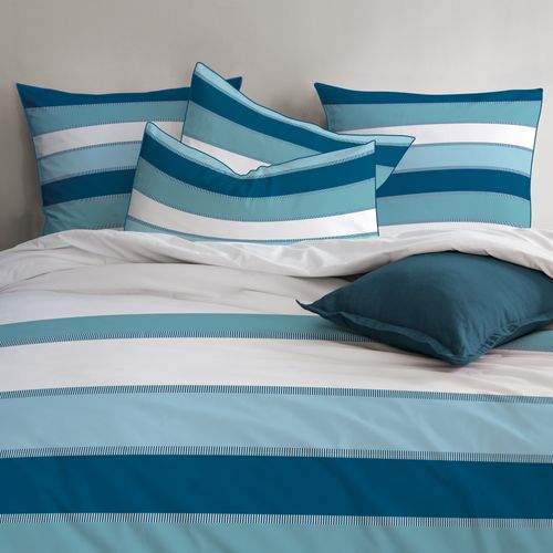 Parure De Lit Imprimée 100% Coton, Tendance Océane