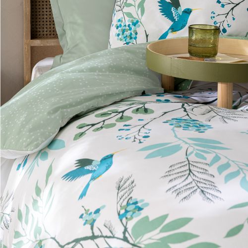 Parure De Lit Imprimée 100% Coton, Paradis