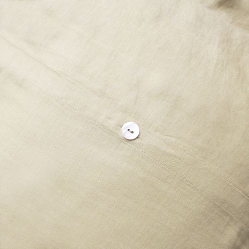 Parure De Lit Unie En Lin Taies Carrées, Passion Lin