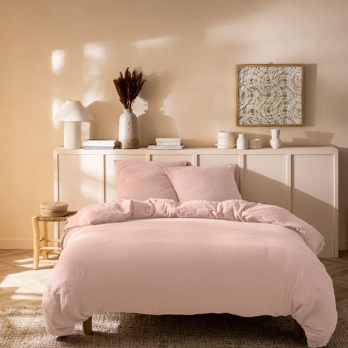 Parure De Lit Enfant Unie En Coton, Gaze De Coton