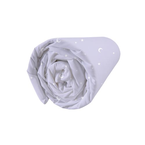 Drap-housse Imprimé 100% Coton, Disney Home Stitch Happy Violet 90x190cm - Bonnet 25cm