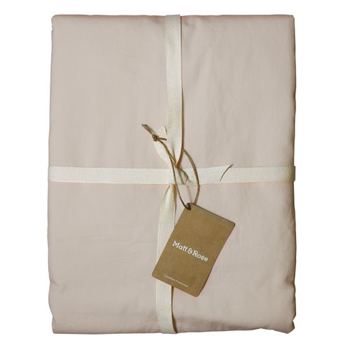 Parure De Lit Unie En Coton Taies Rectangulaires à Volant, Coton Lavé