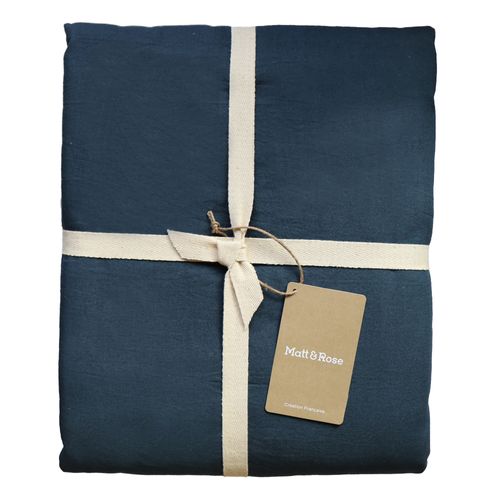 Parure De Lit Unie En Coton Taies Rectangulaires à Volant, Coton Lavé