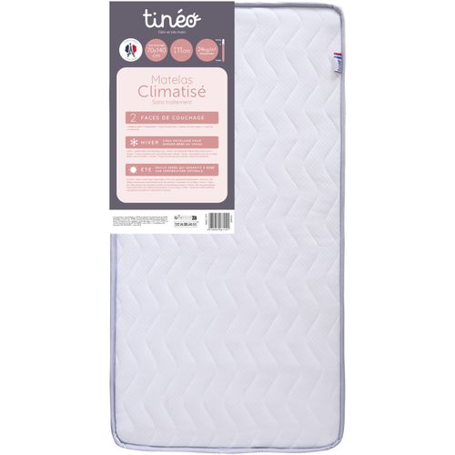 Matelas Bébé Climatisé Compressé - 70 X 140 Cm - Epaisseur 11 Cm -