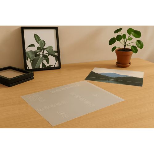 Verre Acrylique Incassable 40x50 Cm Transparent