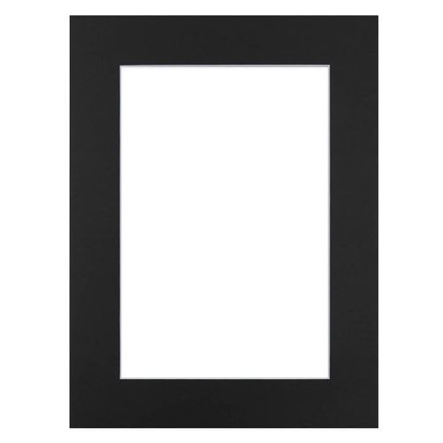 Passe-partout Noir 40x50 Cm Ouverture 30x40 Cm Noir