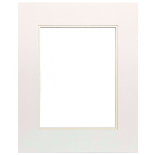 Passe-partout Double Crème 24x30 Cm Ouverture 15x20 Cm Crème