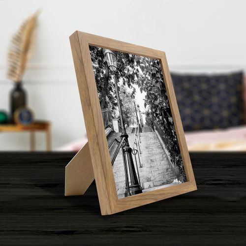 Cadre Photo Precious Noyer 18x24 Cm Marron Résine Recyclée