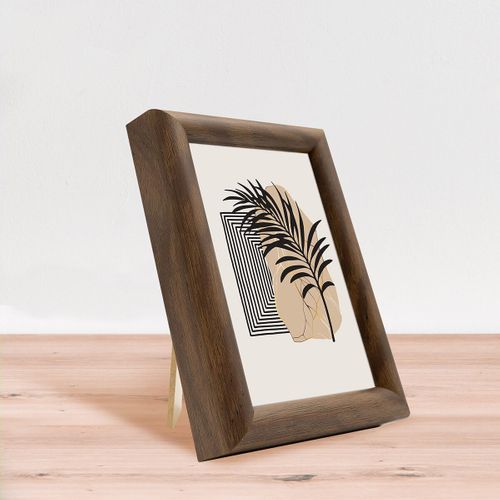 Cadre Photo Shelter Ébène 10x15 Cm Brun Résine Recyclée