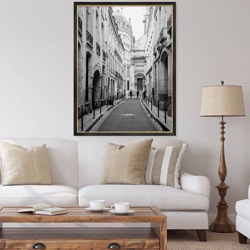 Cadre Photo Pandore Noir Doré 60x80 Cm Doré Résine Recyclée