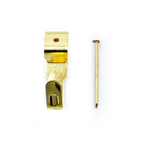 Lot De 6 Crochets à Tableau Ceanothe N°2 Pour 10 Kg Doré