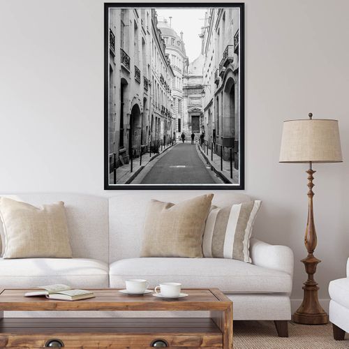 Cadre Photo Pandore Noir Argent 60x80 Cm Argent Résine Recyclée