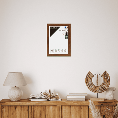 Cadre Photo Design Éternel Ébène 20x30/a4 Cm Marron Bois Reconstitué Fsc