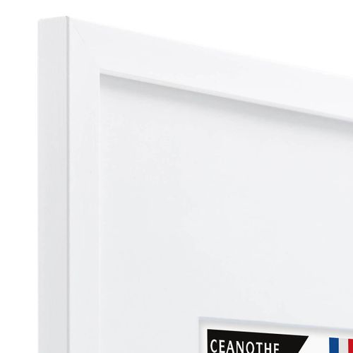 Cadre Photo Wild Blanc 24x30 Cm Avec Passe-partout 13x18 Cm Blanc Résine Recyclée