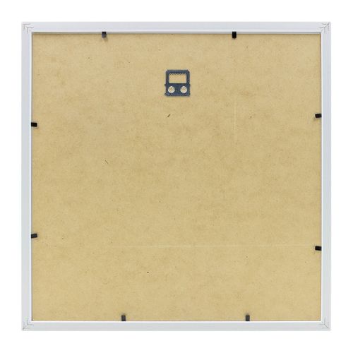 Cadre Photo Wild Blanc 30x30 Cm Avec Passe-partout 13x13 Cm Blanc Résine Recyclée