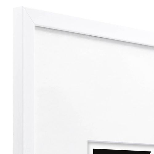Cadre Photo Wild Blanc 30x40 Cm Avec Passe-partout 15x20 Cm Blanc Résine Recyclée