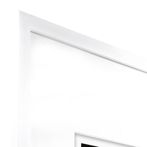 Cadre Photo Wild Blanc 50x70 Cm Avec Passe-partout 30x40 Cm Blanc Résine Recyclée