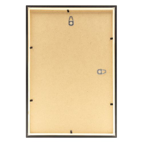 Cadre Photo Essentiel Exposition Noir 20x30 Cm/a4 Noir Bois Massif Fsc