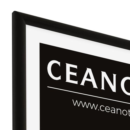 Cadre Photo Essentiel Exposition Noir 70x100 Cm Noir Bois Massif Fsc