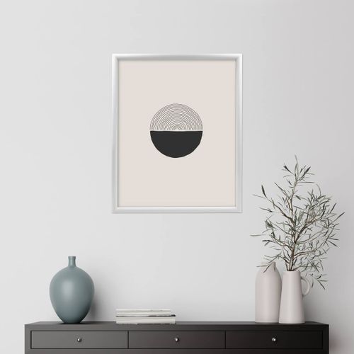 Cadre Photo Essentiel Exposition Blanc 40x50 Cm Blanc Bois Massif Fsc