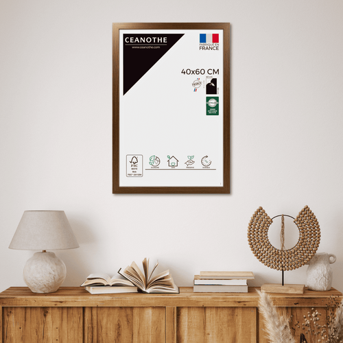Cadre Photo Design Éternel Ébène 40x60 Cm Marron Bois Reconstitué Fsc