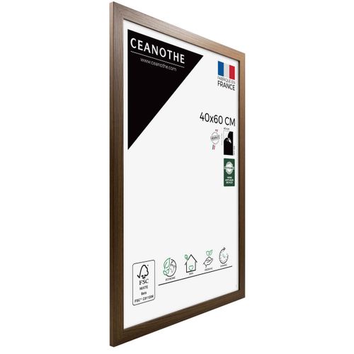 Cadre Photo Design Éternel Ébène 40x60 Cm Marron Bois Reconstitué Fsc