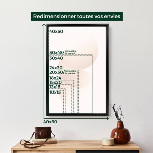 Cadre Photo Essentiel Exposition Brut 13x18 Cm  Bois Clair Naturel Bois Massif Fsc